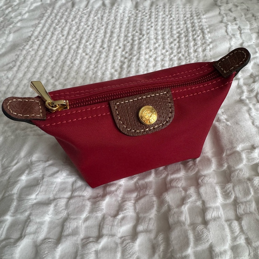 Longchamp Le Pliage Original Red Coin Purse